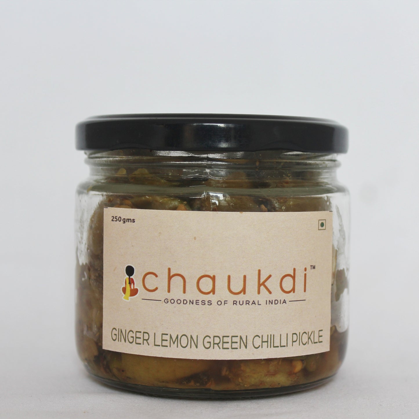 Ginger Lemon Green Chilli Pickle (250 gm)